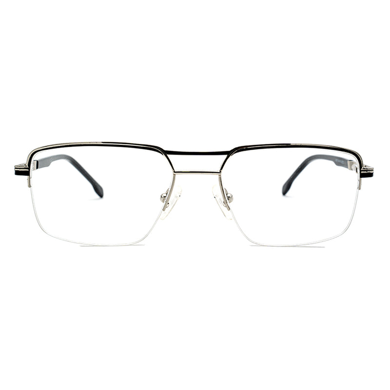 Aviator Half-Rim Glasses 9502-zoom-