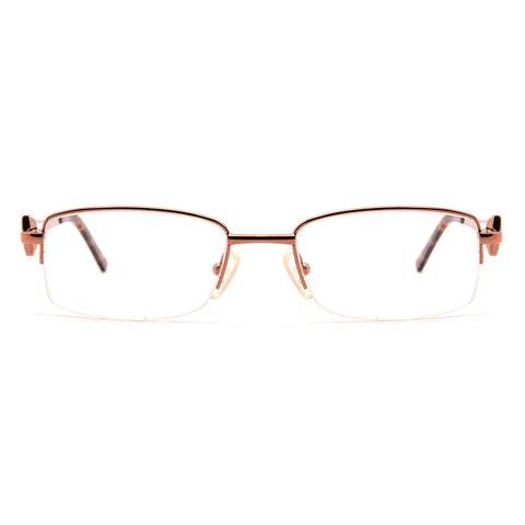 Halfrim Rectangle Glasses 6693