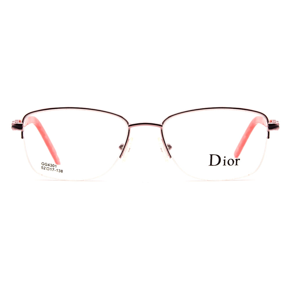 Dior Half-Rim Glasses 6807-1