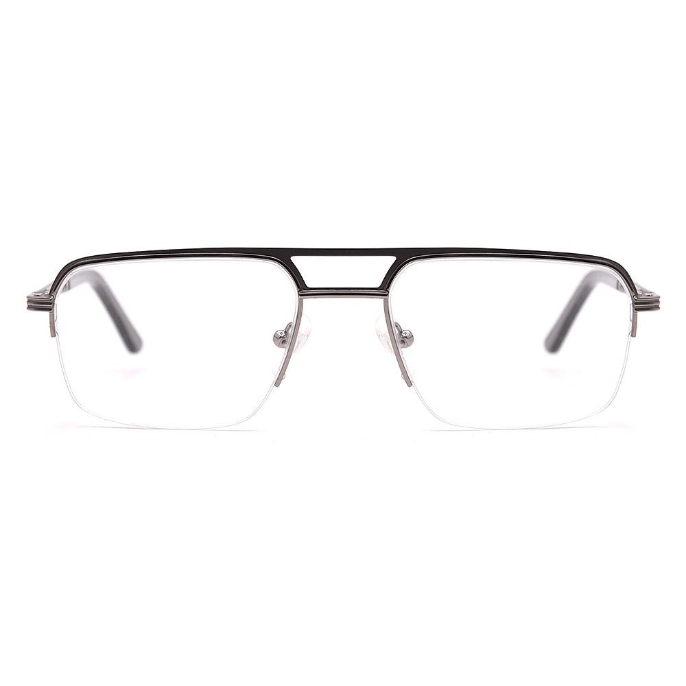 Aviator Half-Rim Glasses 7467-zoom-1