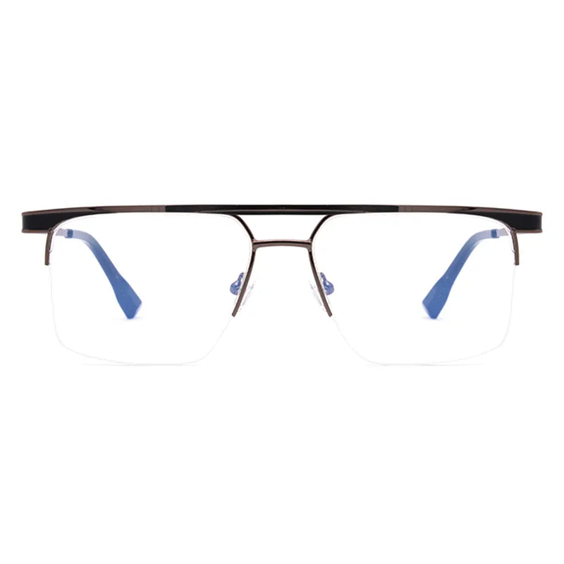 Aviator Half-Rim GLaases 8490-zoom-