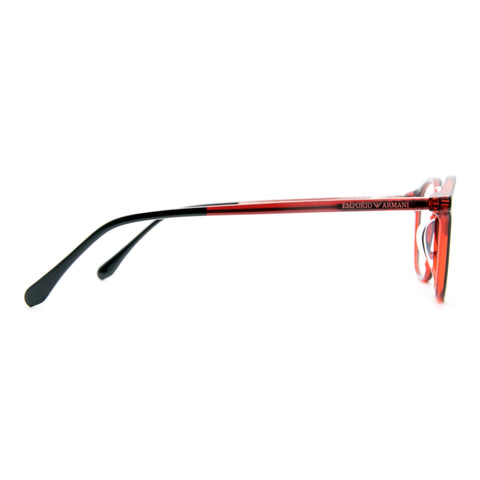 Armani clip on glasses clearance