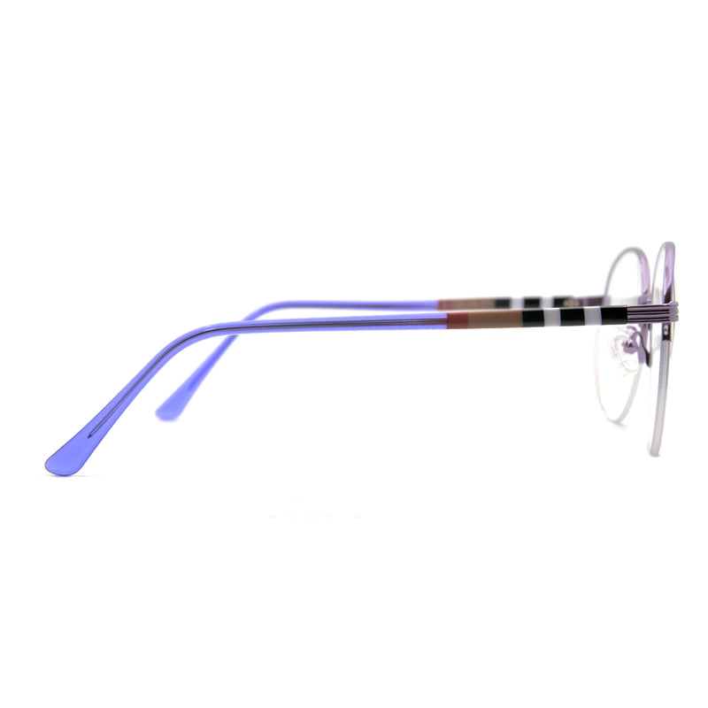 Burberry Halfrim Round Glasses 4969-zoom-