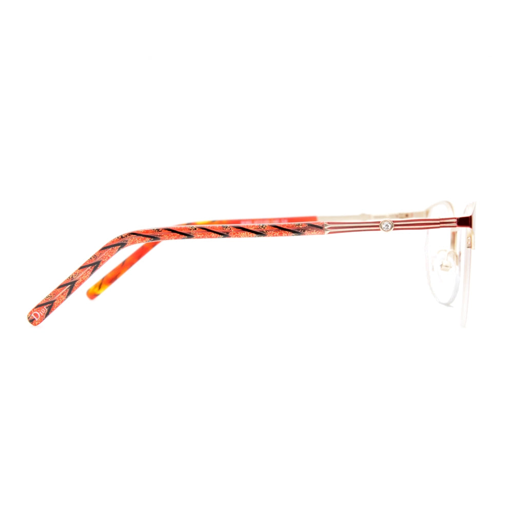Dior Halfrim Round Glasses 4973-2