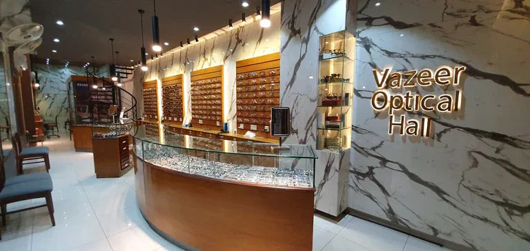 Vazeer Optical Hall store interior