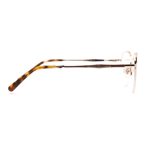 Cat Eye Half-Rim Glasses 7444 Get Free Anti-Glare Swiss-Coating Lenses