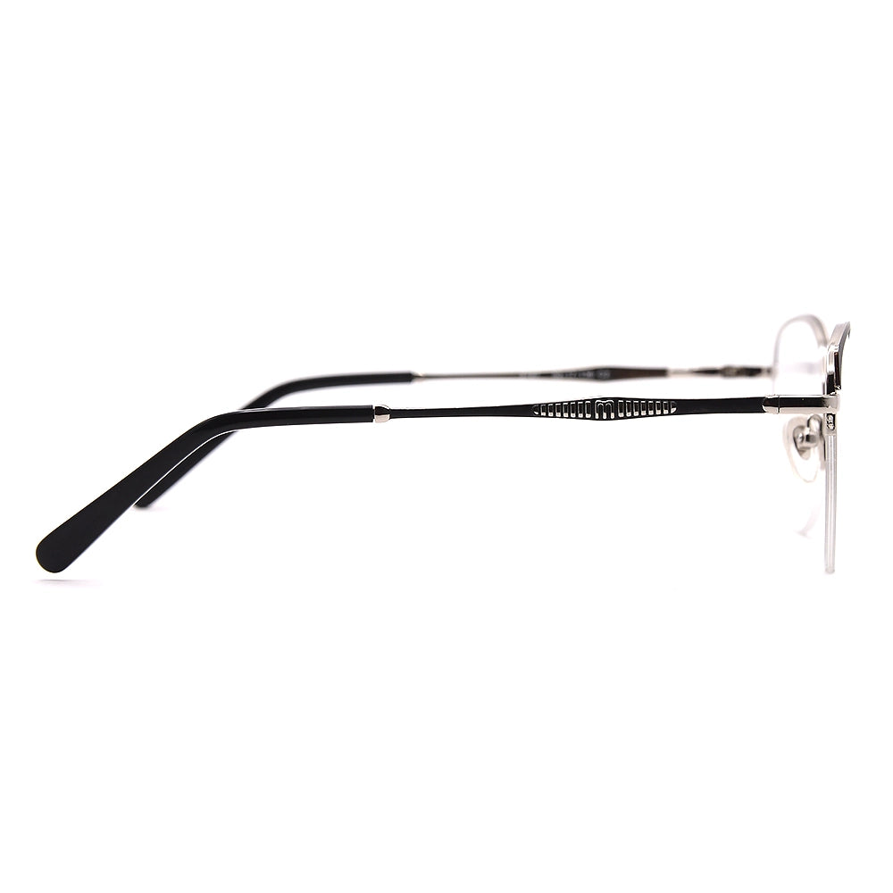 Cat Eye Half-Rim Glasses 7448