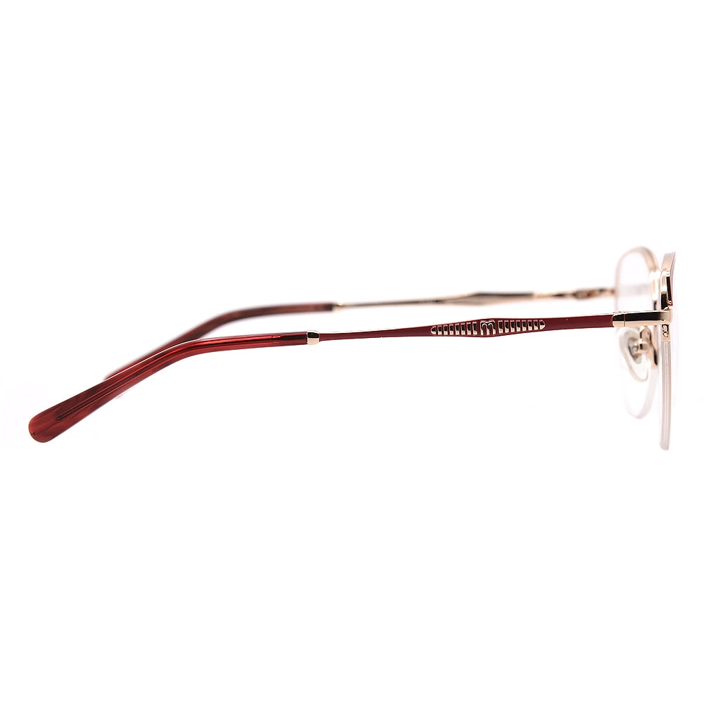 Cat Eye Half-Rim Glasses 7442