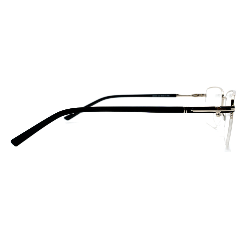 Square Half-Rim Glasses 9511