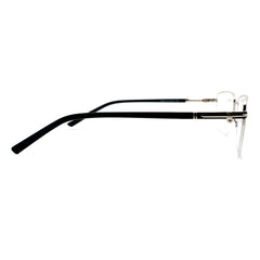 Square Half-Rim Glasses 9511