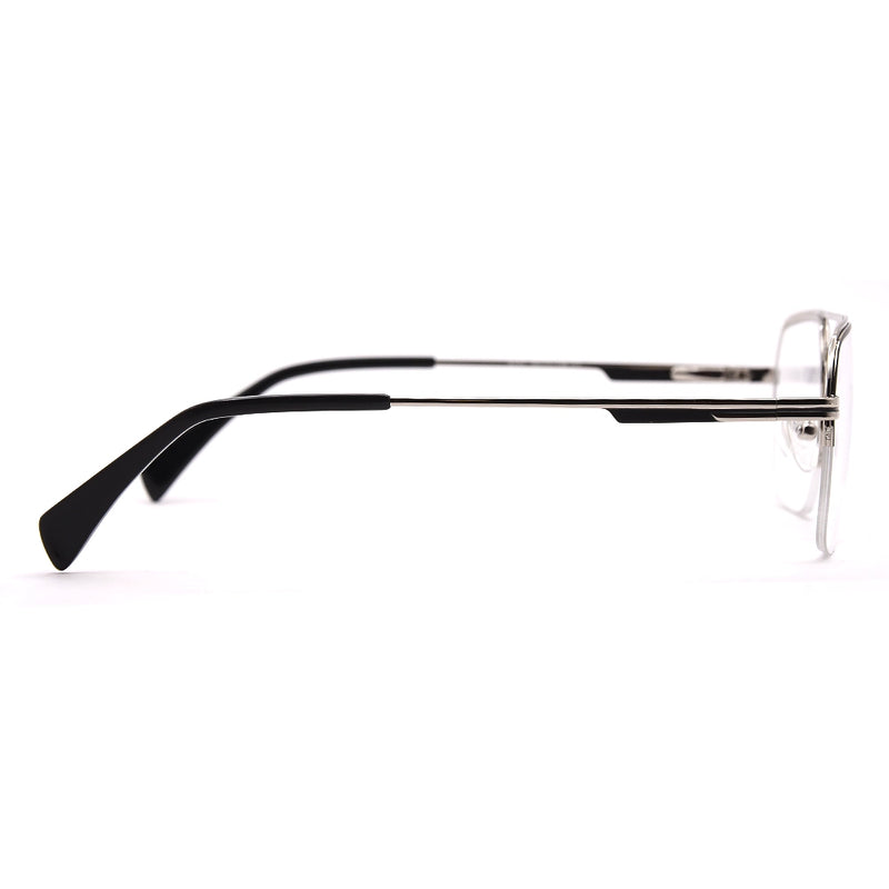 Aviator Half-Rim Glasses 7475-zoom-