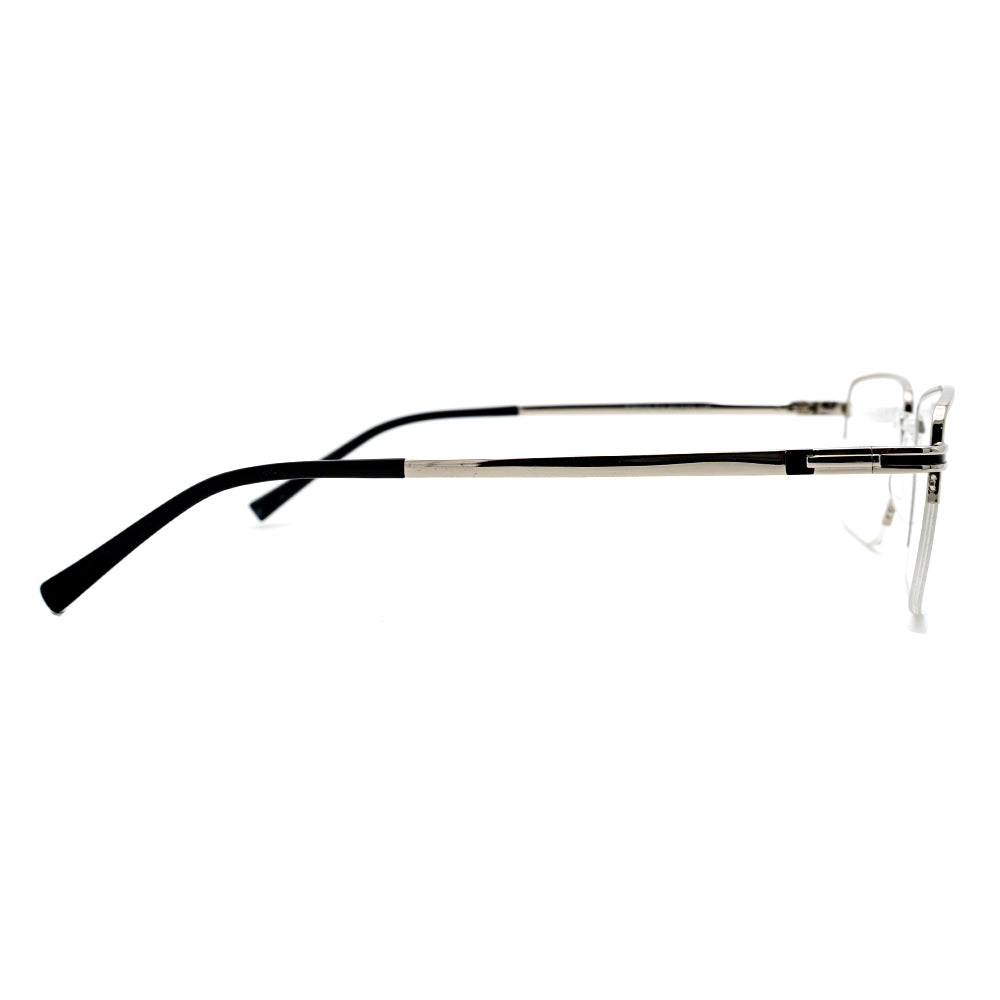 Square Half-Rim Glasses 9509