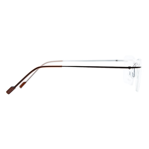 Titanium Square Rimless Glasses 5610