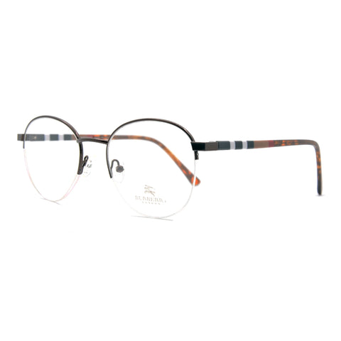 Burberry Halfrim Round Glasses 4967