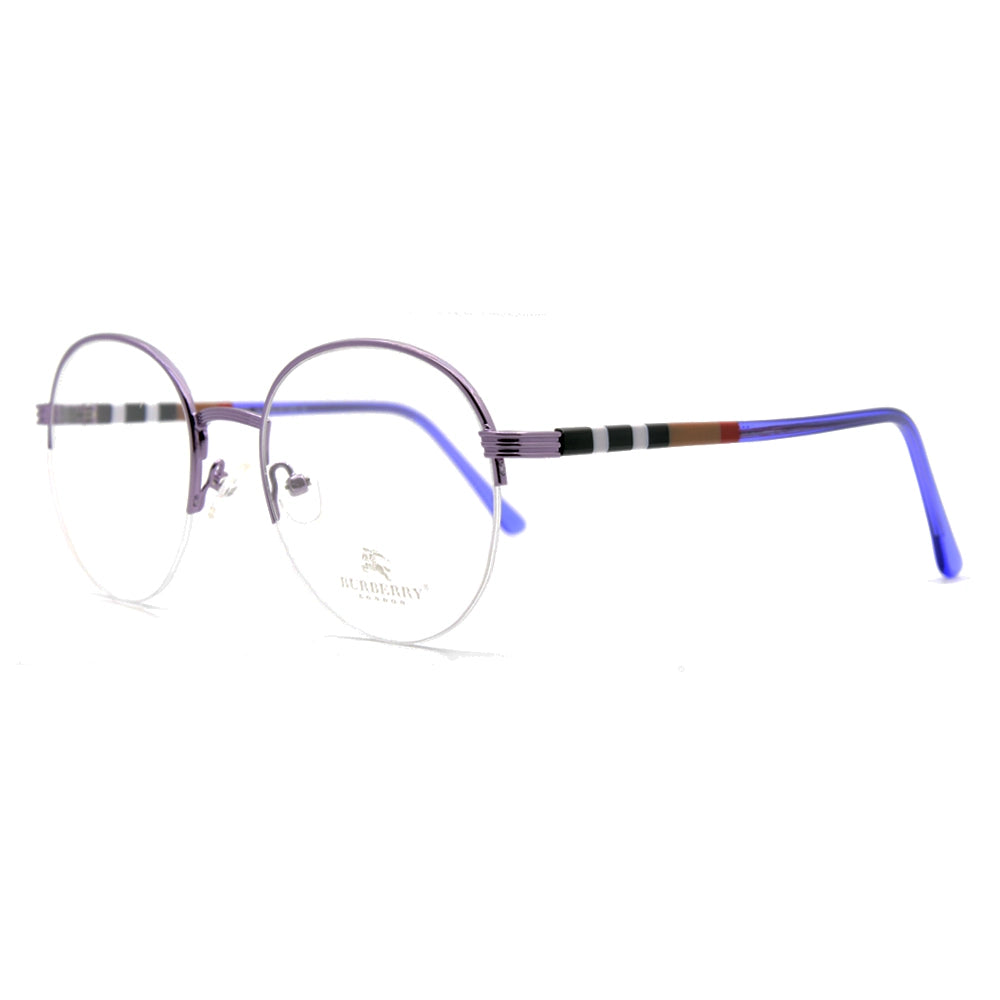 Burberry Halfrim Round Glasses 4969-3