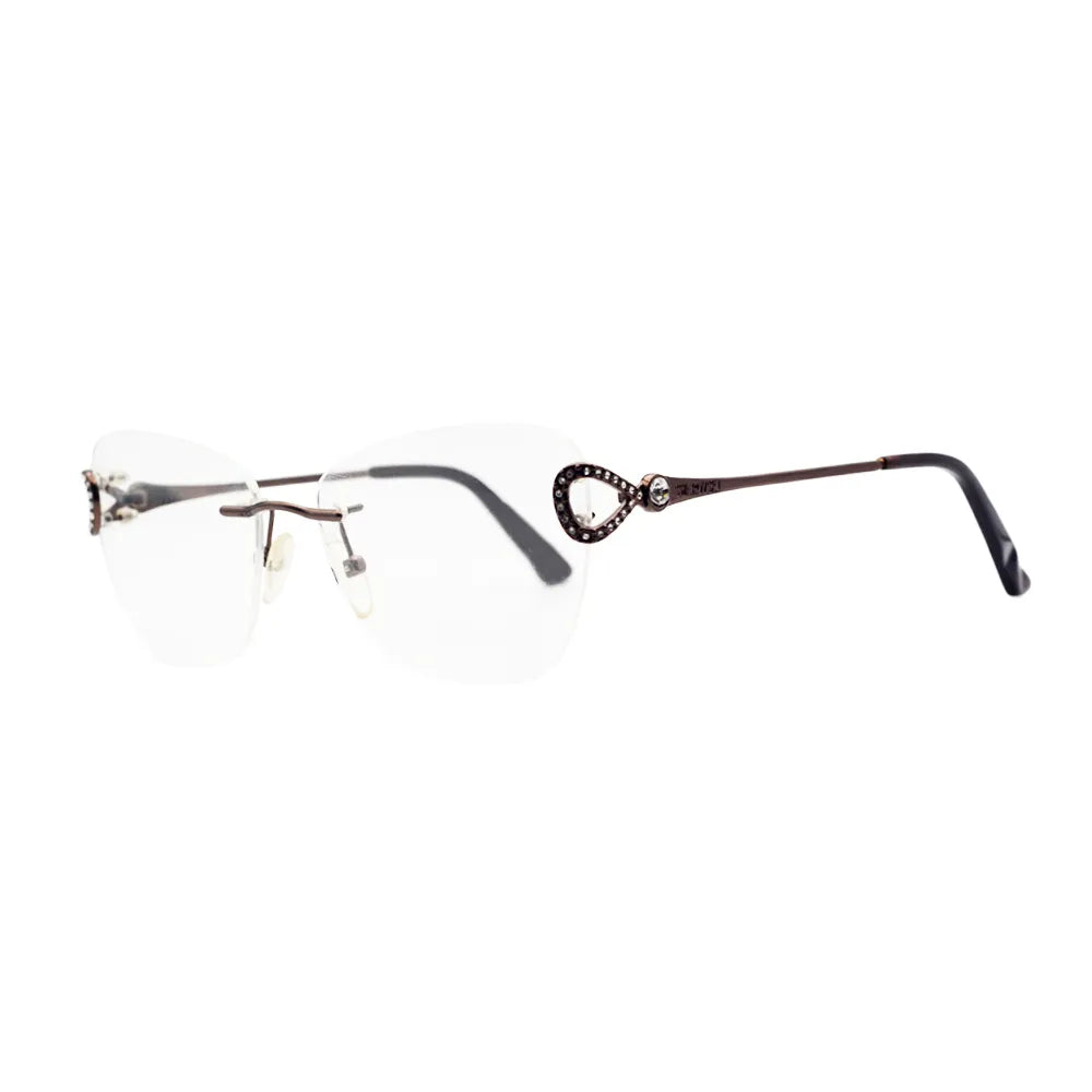 Butterfly Rimless Glasses 1542-zoom-3
