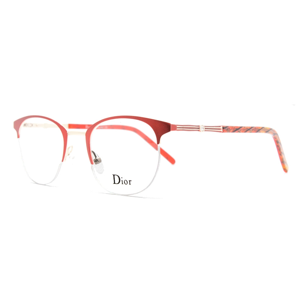 Dior Halfrim Round Glasses 4973-3
