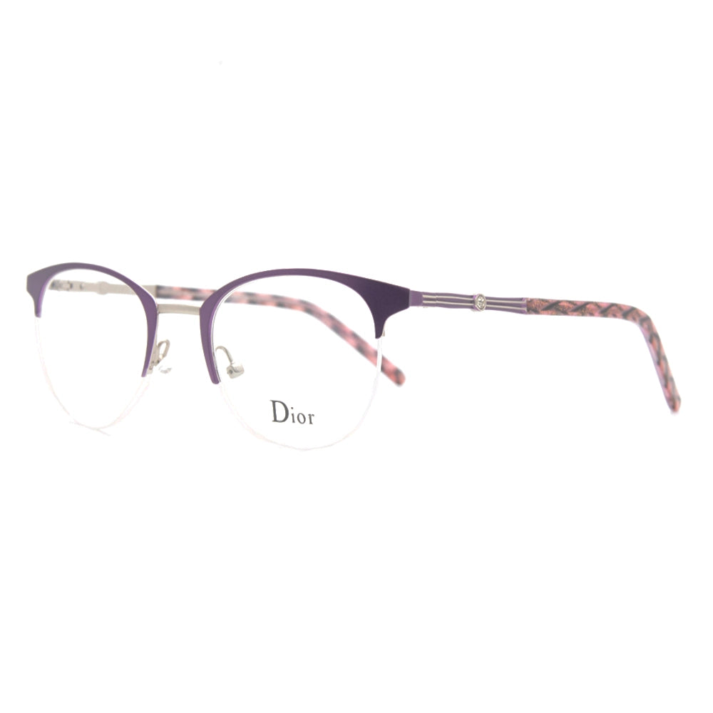 Dior Halfrim Round Glasses 4974  -zoom-3