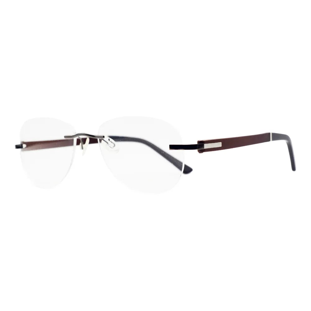 Square Rimlees Glasses#1461-zoom-3