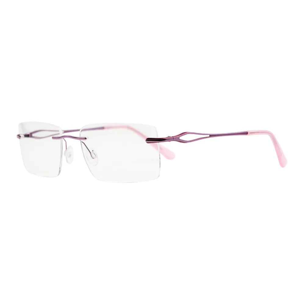 Square Rimless Glasses 1484-zoom-3