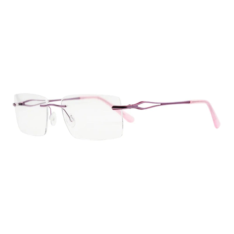 Square Rimless Glasses 1484-zoom-