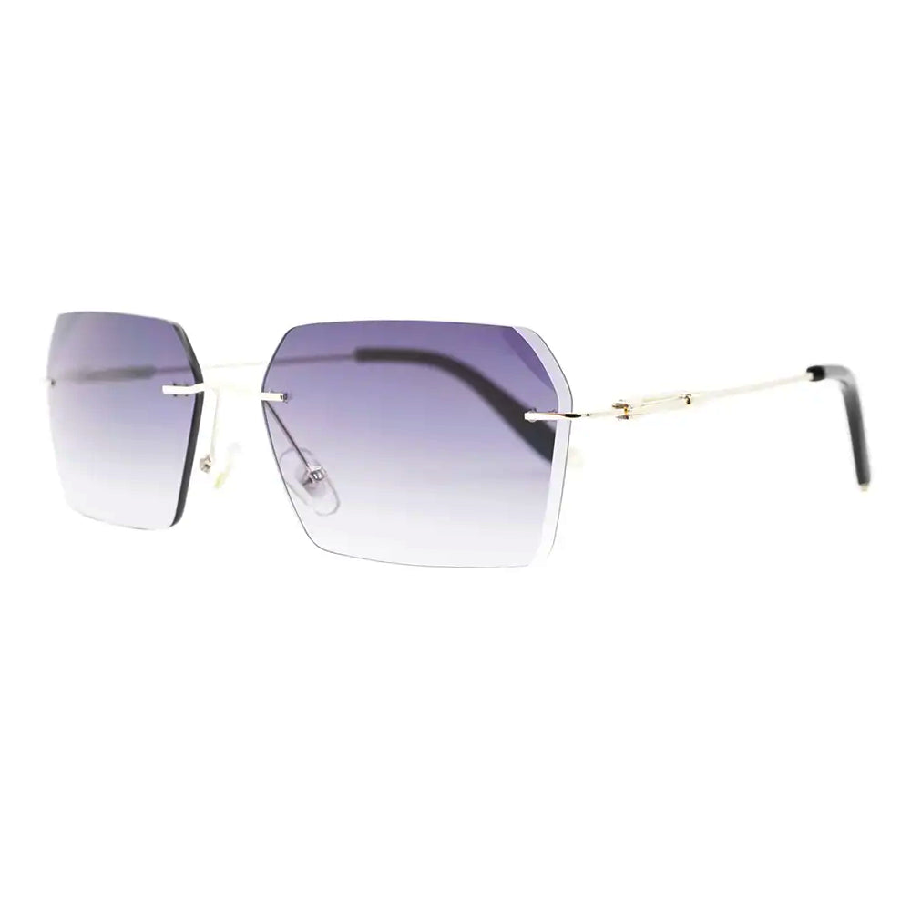 Rimless Squre Sunglasses 9255-zoom-3