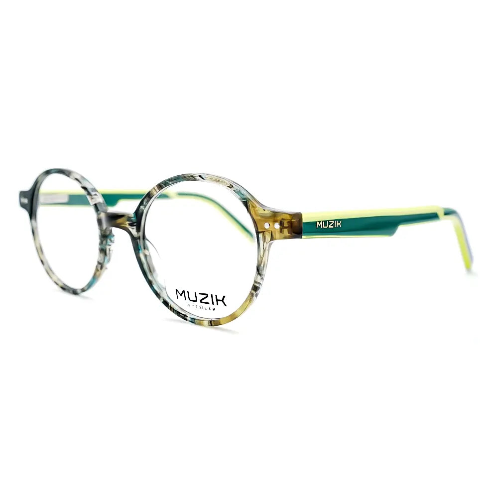 Muzik Round Glasses 9173-3