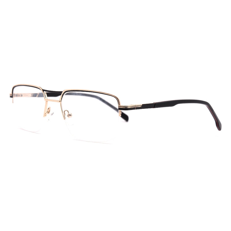 Aviator Half-Rim Glasses 7465-zoom-