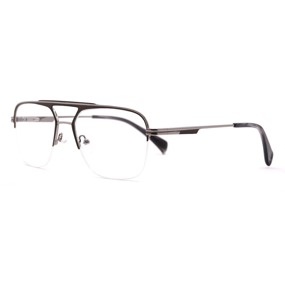 testAviator Half-Rim Glasses 7469-zoom-3