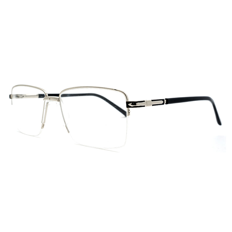 Square Half-Rim Glasses 9508-zoom-
