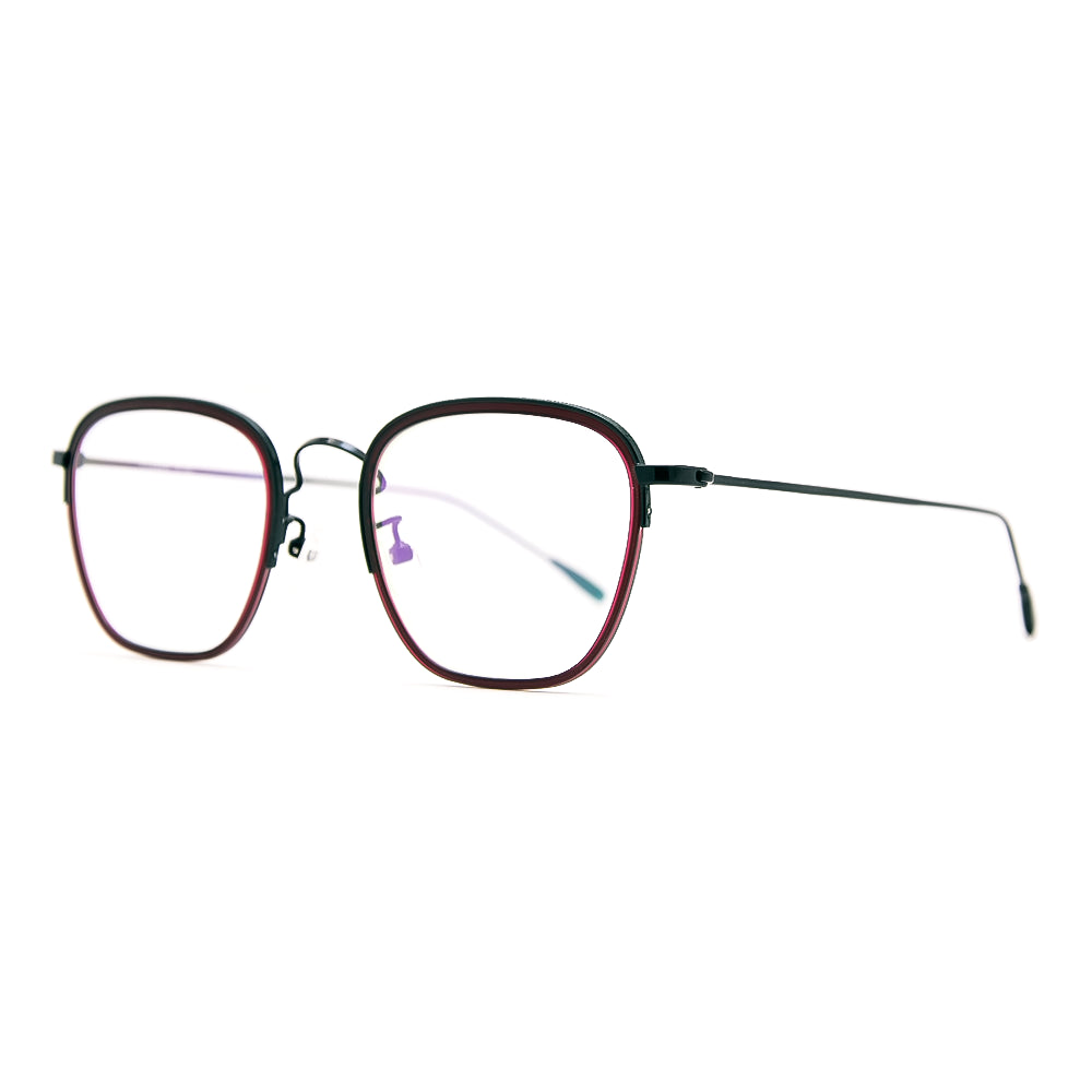 Titanium Square Glasses 7911-3