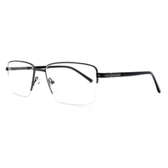 Square Half-Rim Glasses 9507