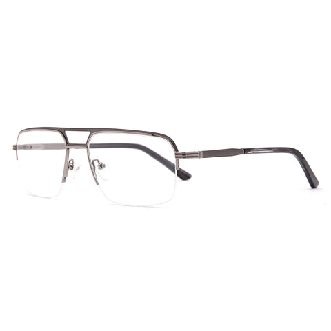 Aviator Half-rim Glasses 7512