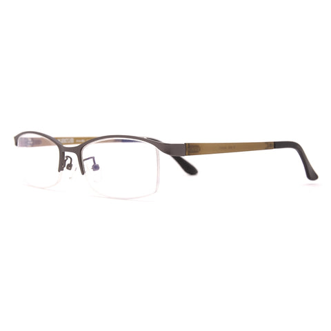 Rectangle Half-Rim Glasses 7210