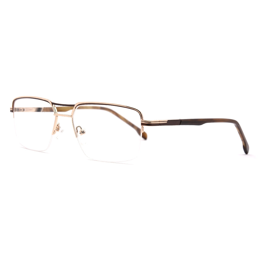 Aviator Half-Rim Glasses 7454-zoom-3