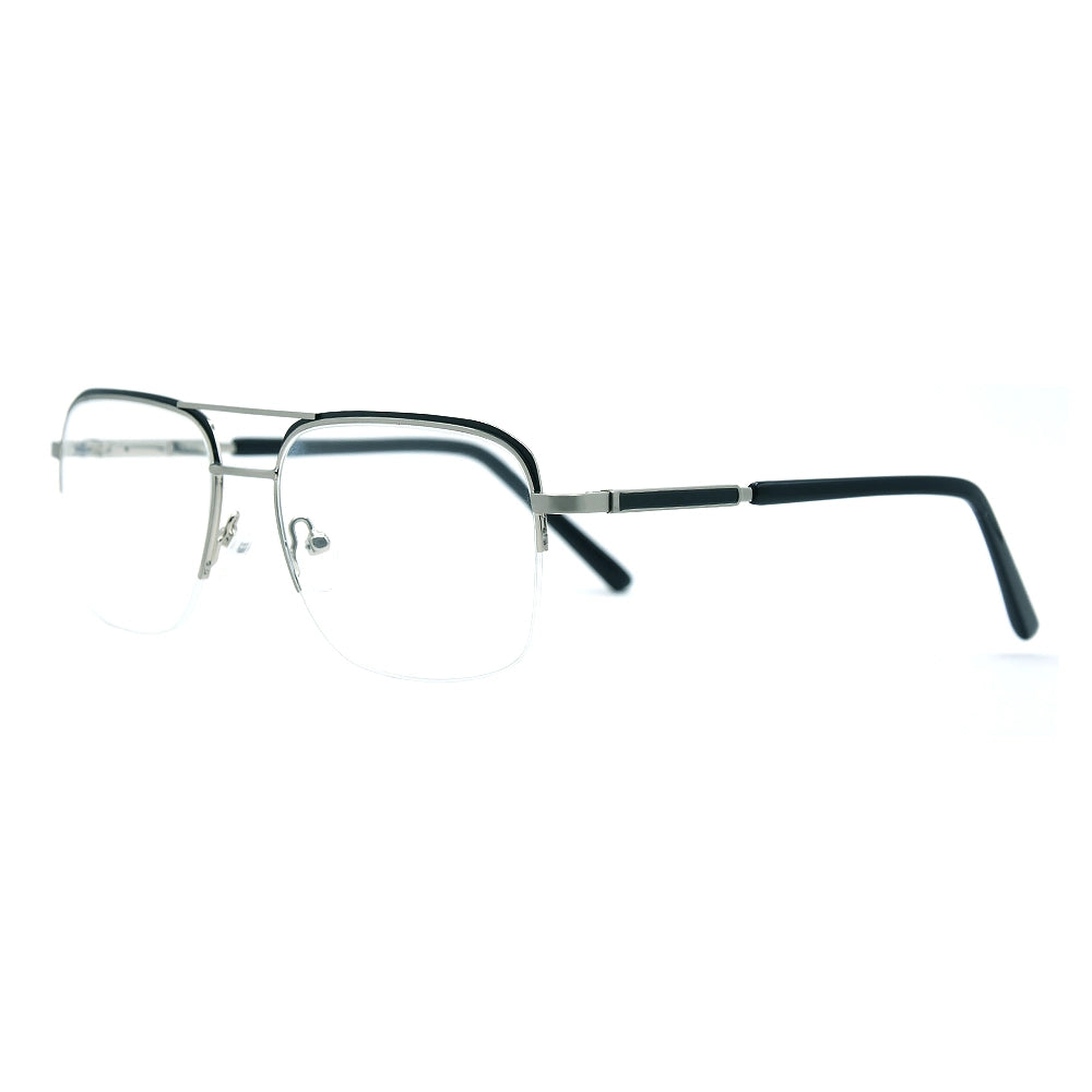 Aviator Half-Rim Glasses 7439-zoom-3