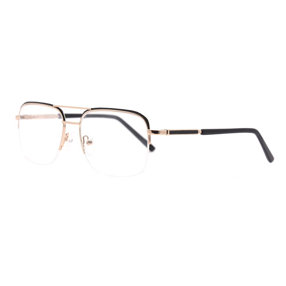 Aviator Half-Rim Glasses 7437-zoom-3