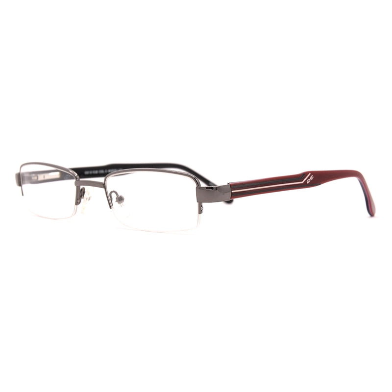 Rectangle Half-Rim Glasses 7201-zoom-