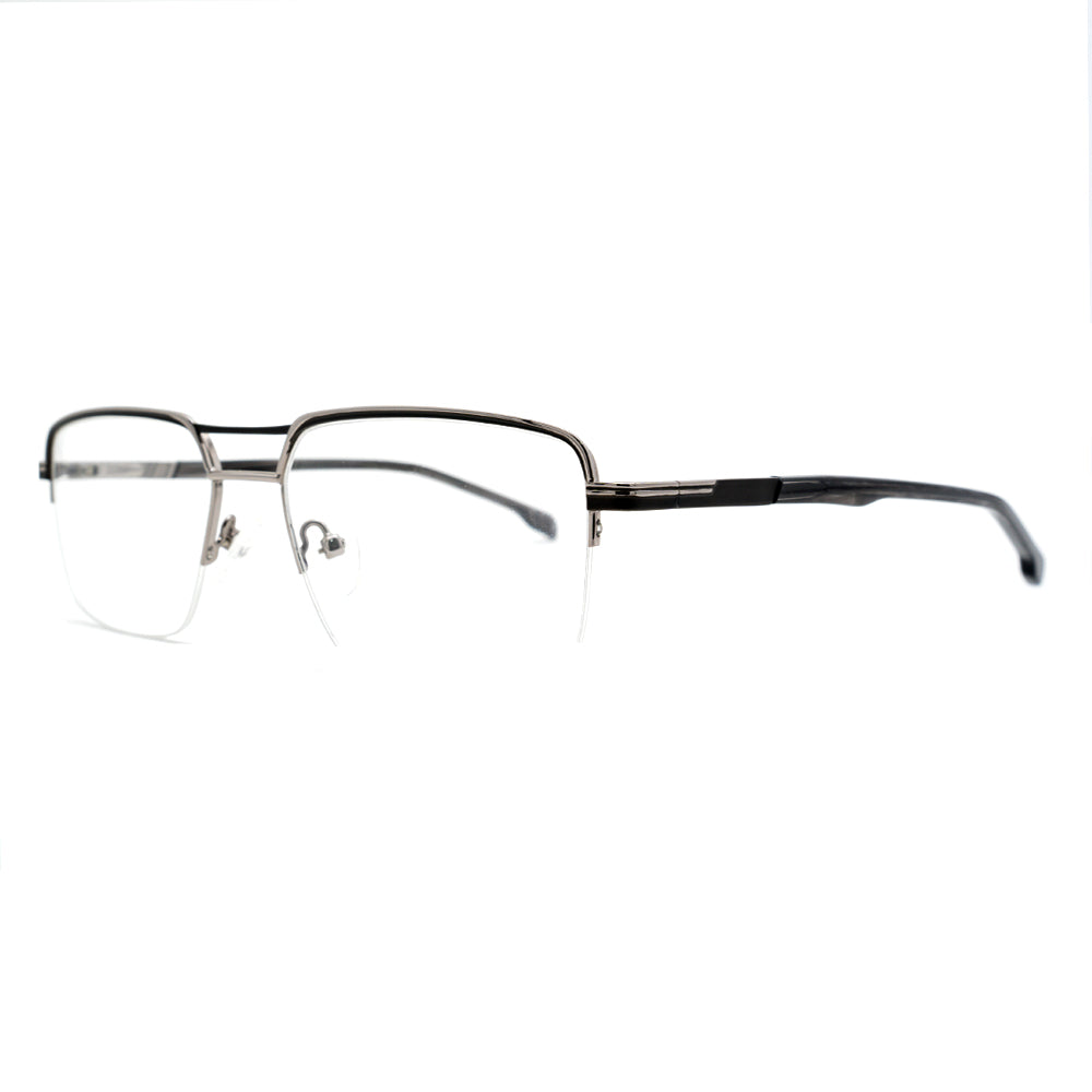Aviator Half-Rim Glasses 9510