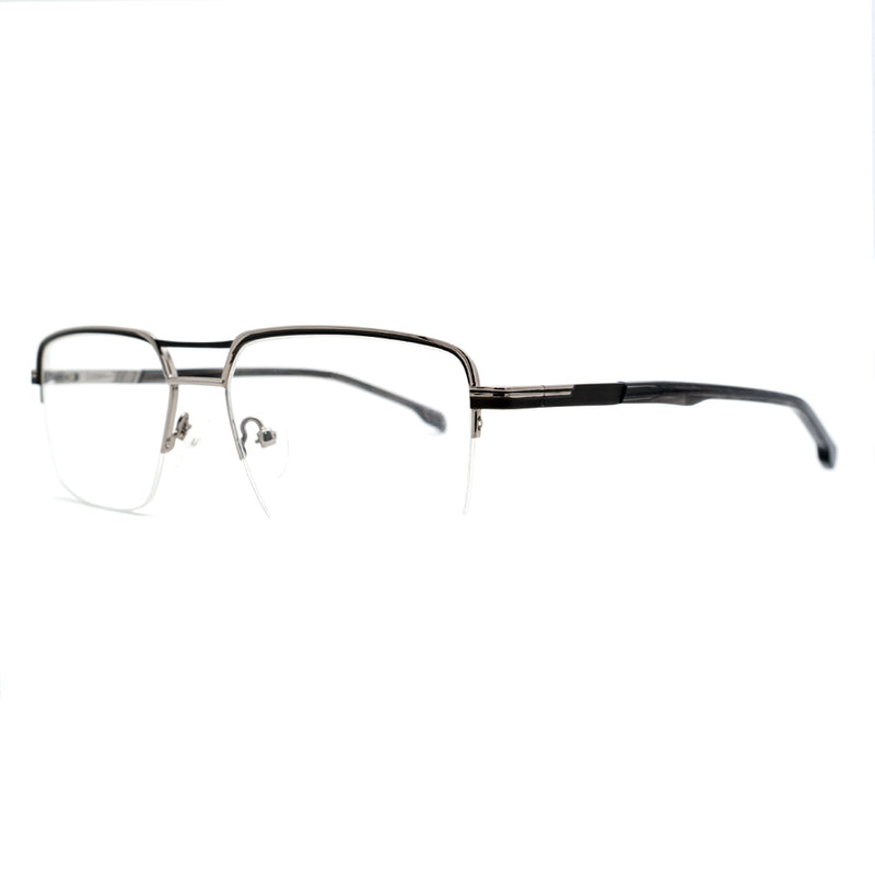 Aviator Half-Rim Glasses 9510-zoom-