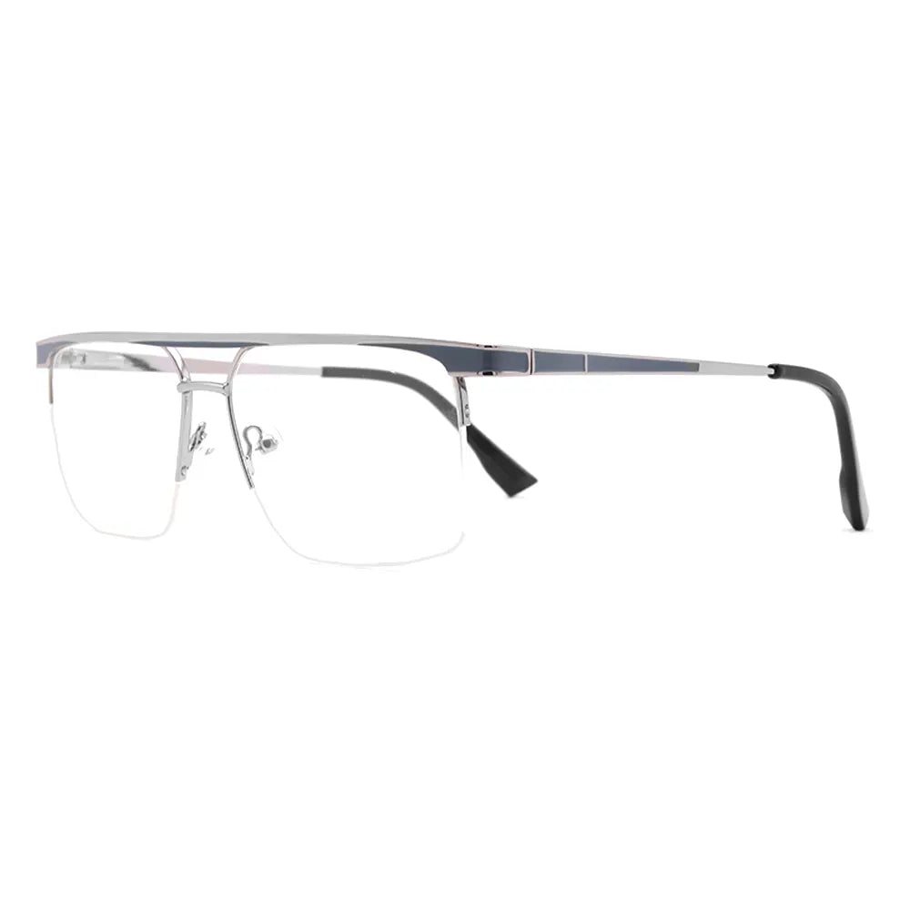 Aviator Half-Rim GLaases 8483-zoom-3