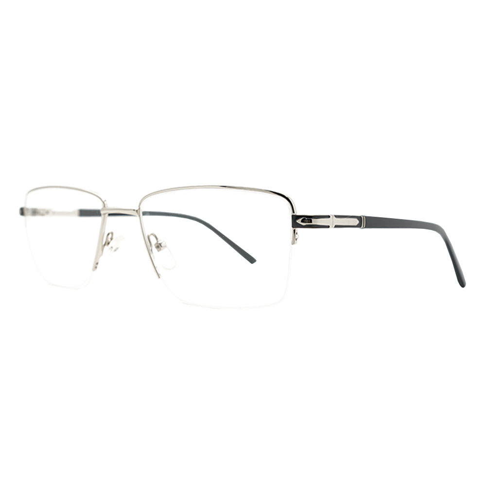 Half-Rim Square Glasses 10043