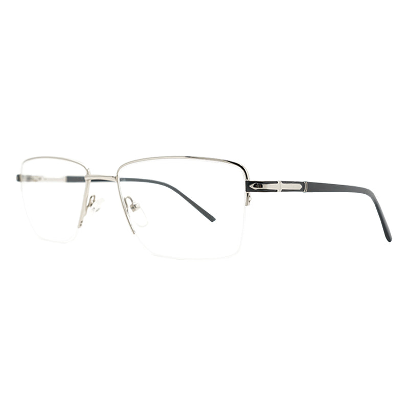 Half-Rim Square Glasses 10043-zoom-