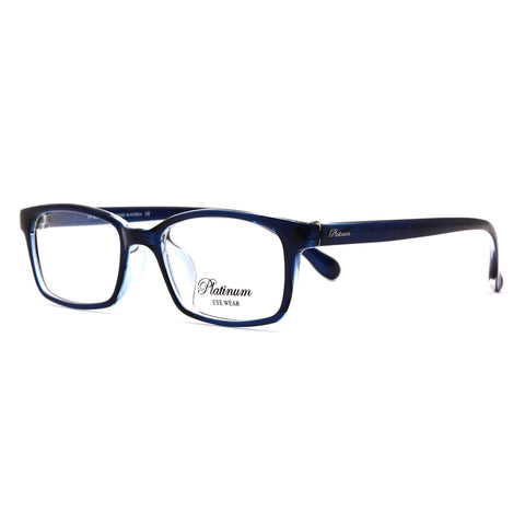 Platinum Square Glasses 7054