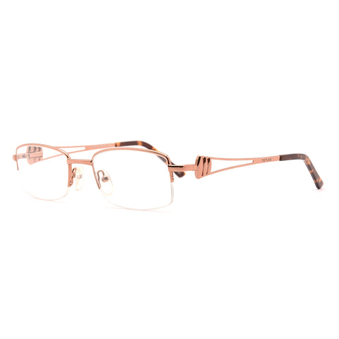 Halfrim Rectangle Glasses 6693