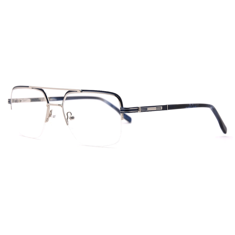 Aviator Half-Rim Glasses 7472-zoom-3