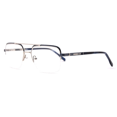 Aviator Half-Rim Glasses 7472 Get Free Anti-Glare Swiss-Coating Lenses