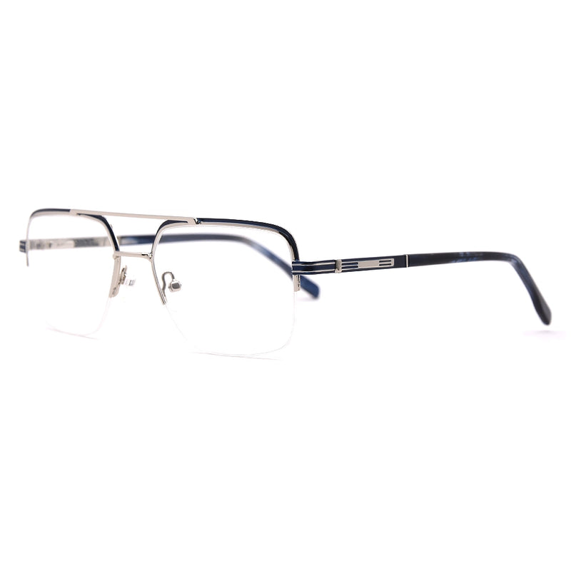 Aviator Half-Rim Glasses 7472-zoom-