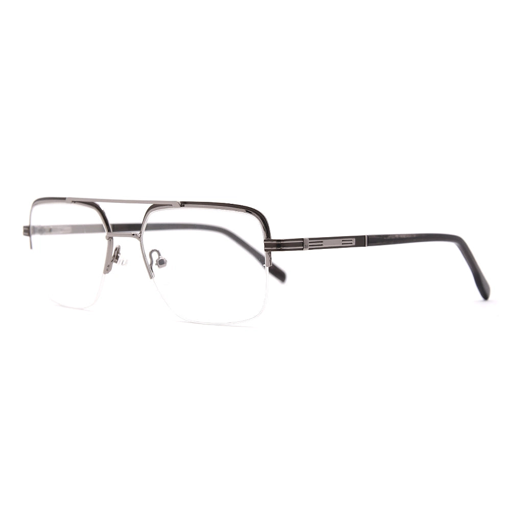 Aviator Half-rim Glasses 7497-zoom-3