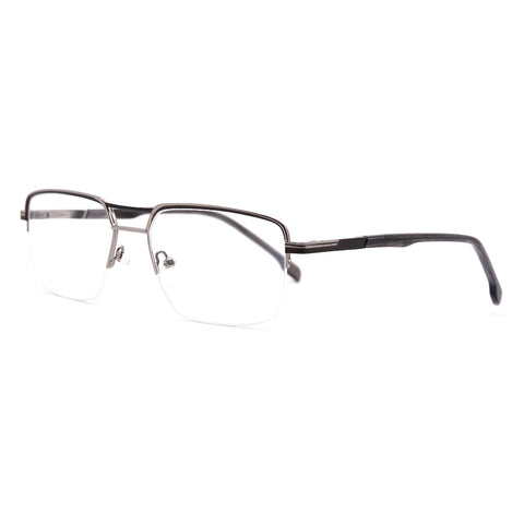 Aviator Half-Rim Glasses 7450 Get Free Anti-Glare Swiss-Coating Lenses